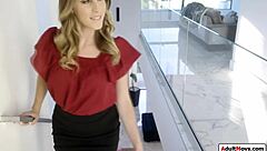 Petite Ebony Alexis Tae's Toes Sucked While Her Natural Tits Are Kissed