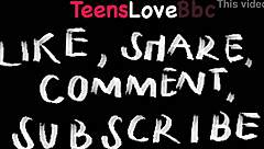 Petite blonde teen in close-up missionary position