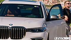 Petite Evelin in Lingerie Surprises Boyfriend with Blowjob and Sex