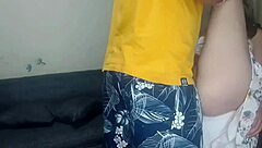 getting fucked doggystyle by my ex, bent over with small tits bouncing?