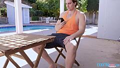 Grown up time with Liz Jordan and Michael Swayze 😏