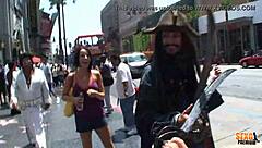 Dana Dearmond's Ass in Los Angeles Glamour Scene