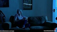 I watched the student cleaning lady get bound and fucked hard. Her gagging and pain turned me on so much.