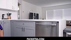 during halftime, freya von doom gives sergeant miles a blowjob