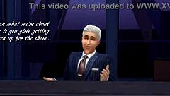 Parody of the tonight show in sims 4 with jay leno.