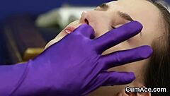 Can this wicked stunner handle a blowbang cumshot on her face while gulping every drop?