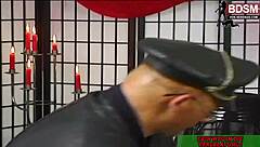 German BDSM slave tied and dominated 😈