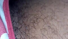 Rezina masturbates in panties with monster cock orgasm