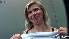 Glamorous Czech Nympho Teased in Mall and Penetrated POV