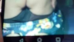 My wife performs a handjob show for me