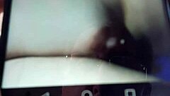 My wife performs a handjob show for me