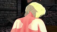Cartoon babe number 18 enjoys various sexual positions in a sensual Dragon Ball Z-inspired animation