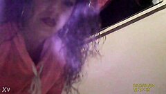 A sexy lady is spied on while using the bathroom in this voyeur video