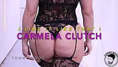 Curvy latina Carmela Clutch fucks big cock.