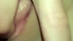 horny milf fingers her ass hardcore in pov amateur anal.