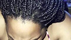 BBW Babe Sucks Fat Cock With Big Tits