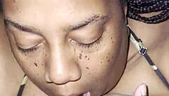 BBW Babe Sucks Fat Cock With Big Tits