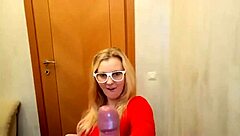 Blonde Russian Amateurs Share Handjob and Blowjob Emotions