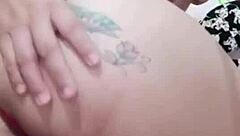 horny milf fingers her ass hardcore in pov amateur anal.