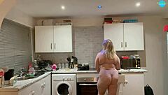 Cooking, cleaning, and vaping naked.