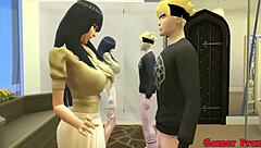 Hinata Talks To Boruto And They End Up Fucking