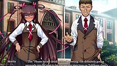 I watch Taimanin Yukikaze 2 with fingering and blowbang scenes