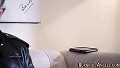 Tattooed goth girl gets banged hard