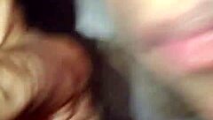 This slut takes the fat hairy cock from shemale