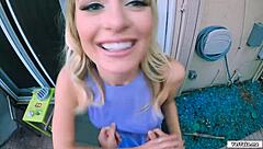 natalia starr inviting bf to fuck her pov handjob blowjob bent over big cock brunette.