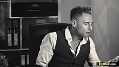 Can You Believe The Private Detective Fucks His Client Right In The Office?