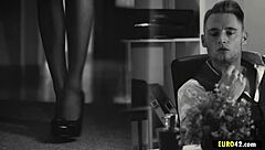 Can You Believe The Private Detective Fucks His Client Right In The Office?