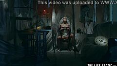 Kinky abandoned bride masturbates to orgasm