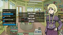 Lesbian porn in a witch hunting game