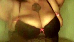 Big natural tits bounce wildly on busty BBW pornstar