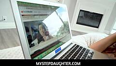 i watch hot teen stepdaughter april olsen give pov blowjob and handjob