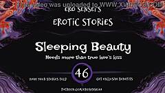 sleeping beauty whispers erotic audio, guiding women to orgasm through masturbation