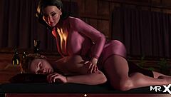 Treasureofnadia - Hand squeezing in intense anime scene E1 53