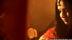 Sultry brunette Asian babe sings and strips in exotic performance