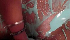 Oily wife gets messy