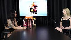 Vivian Lola in sheer red, feeling guilty about lying