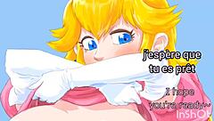 princess peach gives detailed jerk off instructions to follow