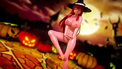 Celebrate Halloween with 2D MMD models in adult content by Shidoyasha