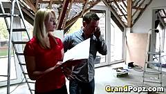 Blondie Sucks Old Cock