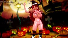 Enjoy a Happy Halloween MMD Animation by Shidoyasha in R18 Style