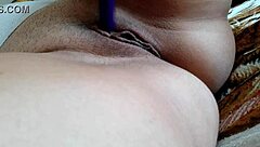 girls experience intense shaking with vibrator for homemade relaxation