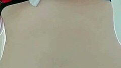 naughty student masturbation and sucking dildo in bathroom