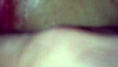 wife enjoys personal time with a big toy