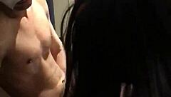 Ebony Japanese Teen Gets Hardcore BDSM Massage and POV Fuck