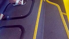 Mature Candid Foot Play