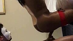 Ebony Japanese Teen Gets Hardcore BDSM Massage and POV Fuck